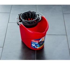 Vileda Supermocio Torsion Power Eimer mit Moppauswringer 10L