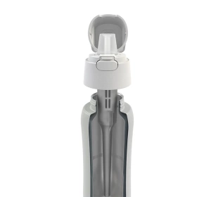 Dafi Solid Steel Cold Thermische Filterflasche mit Aktivkohlefilter 0,5 l Perlenweiß