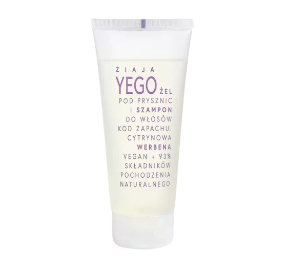 Ziaja Yego Duschgel und Shampoo für Männer Zitronenverbene 200ml