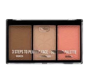WIBO 3 STEPS TO PERFECT FACE PALETTE ZUR GESICHTSKONTURIERUNG 10G