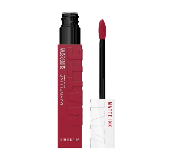 Kliknij na zdjęcie, aby je powiększyć MAYBELLINE SUPER STAY MATTE INK LIPPENSTIFT 80 RULER 5ML