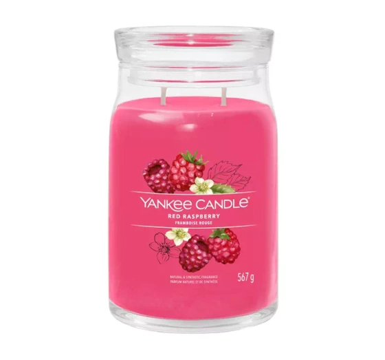 YANKEE CANDLE SIGNATURE DUFTKERZE RED RASPBERRY 567G