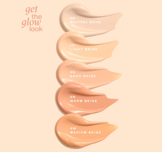 Paese Get The Glow Look Leuchtendes Make-up-Fluid für das Gesicht 0N Neutral Beige 30ml 