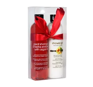 BINGOSPA Set: Moor-Shampoo 300 ml + Avocado-Duschgel 300 ml