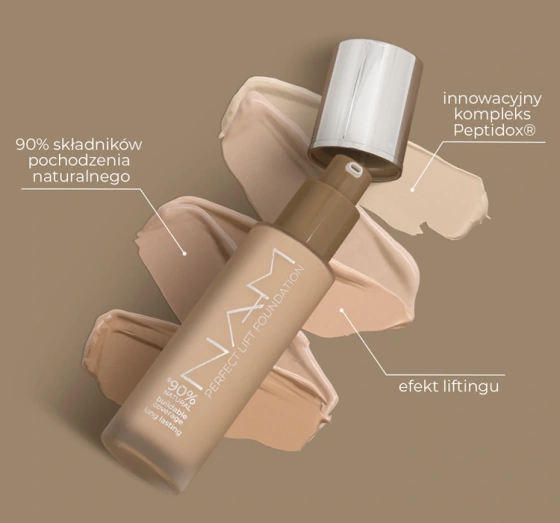 NAM Perfect Lift Foundation Flüssiges Make-up 02N Naked 30ml