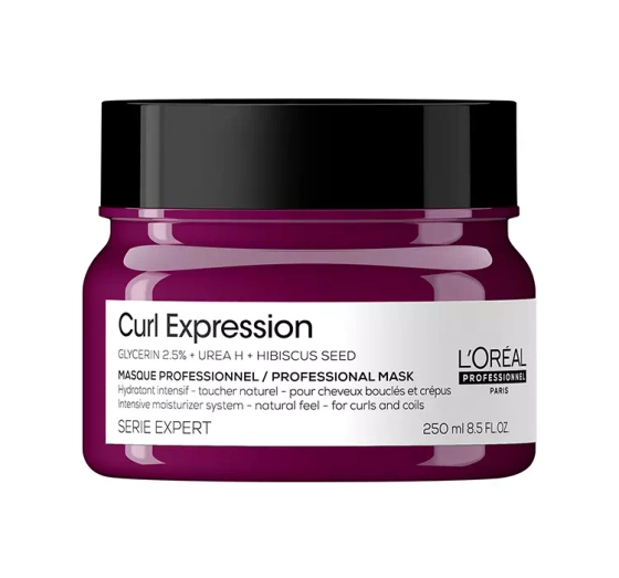 Kliknij na zdjęcie, aby je powiększyć LOREAL PROFESSIONNEL SERIE EXPERT CURL EXPRESSION FEUCHTIGKEITSSPENDENDE HAARMASKE 250ML