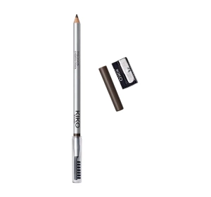 KIKO Milano Precision Augenbrauenstift mit Spitzer 02 Dark Chestnut 0,55g