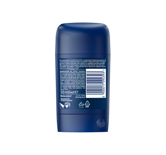 Kliknij na zdjęcie, aby je powiększyć NIVEA MEN DRY IMPACT ANTITRANSPIRANT IM STIFT FÜR MÄNNER 50ML
