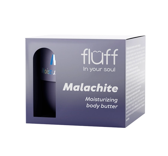FLUFF IN YOUR SOUL FEUCHTIGKEITSSPEDENDE KÖRPERBUTTER MIT MALACHIT 150ML