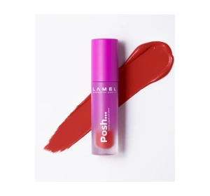 LAMEL COSMETICS POSH MATTE LIQUID LIP STAIN LIPPENSTIFT 406 RUBY RED 4ML