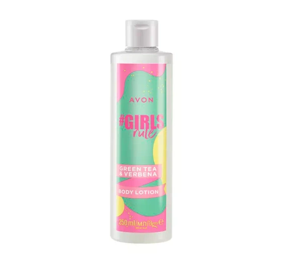 Kliknij na zdjęcie, aby je powiększyć AVON #GIRLS RULE KÖRPERBALSAM GREEN TEA & VERBENA 250ML