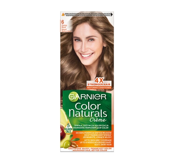 Kliknij na zdjęcie, aby je powiększyć GARNIER COLOR NATURALS PERMANENTE HAARFARBE 6 DUNKELBLOND