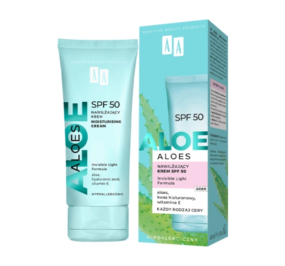 Kliknij na zdjęcie, aby je powiększyć AA ALOE FEUCHTIGKEITSCREME FÜR TAGESPFLEGE SPF50 40ML