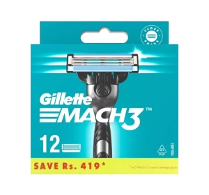 GILLETTE MACH3 ERSATZKLINGEN 12 STÜCK