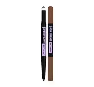 MAYBELLINE EXPRESS BROW SATIN DUO DOPPELSEITIGER AUGENBRAUENSTIFT 02 MEDIUM BROWN