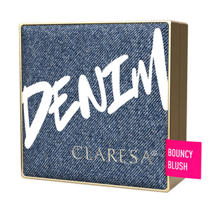Claresa Denim Rouge „Bouncy“ mit elastischer Formel im Kompaktpuder 02 Electric Coral 10 g