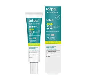 Tołpa Dermo Face Sebio CC-Creme SPF50+ Natural Beige 40ml