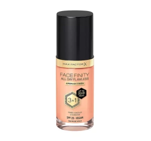 MAX FACTOR FACEFINITY ALL DAY FLAWLESS 3IN1 VEGANE GRUNDIERUNG C64 ROSE GOLD 30ML
