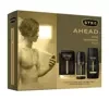 STR8 AHEAD AFTER SHAVE 100ML + DEODORANT SPRAY 150ML + SG 250ML