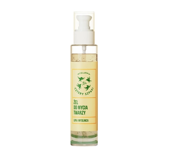 MYDLARNIA CZTERY SZPAKI GEL ZUM GESICHTSWASCHEN LINDE UND SEIFENKRAUT 100ML