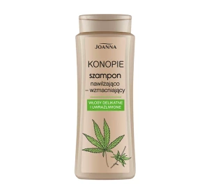 Joanna Konopie Feuchtigkeitsspendendes und stärkendes Shampoo für empfindliches und strapaziertes Haar 400 ml