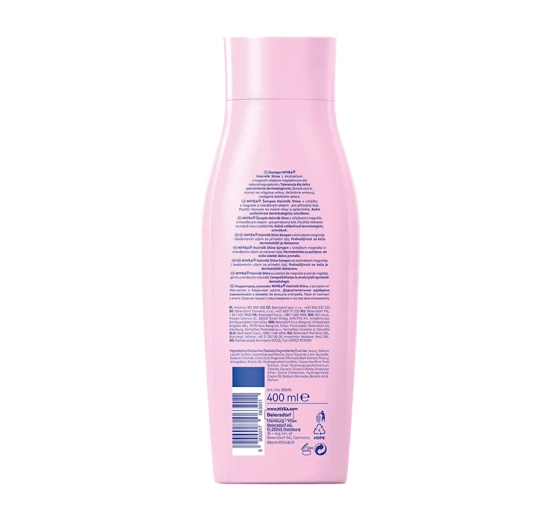 NIVEA Hairmilk Shine Haarshampoo für natürlichen Glanz 400 ml