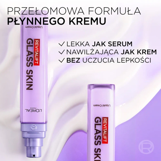 L'Oréal Paris Revitalift Filler Glass Skin leichte Gesichtscreme 50 ml