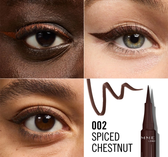 Kliknij na zdjęcie, aby je powiększyć Rimmel Wonder'Ink präziser Eyeliner-Stift 002 Spiced Chestnut 1ml