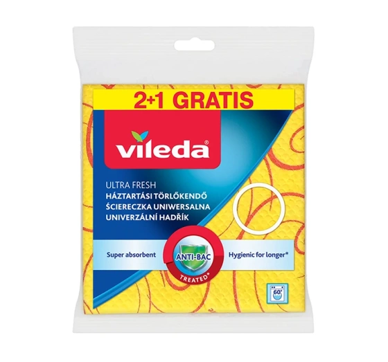 Vileda Ultra Fresh Universaltuchn mit Silberionen 3 Stück