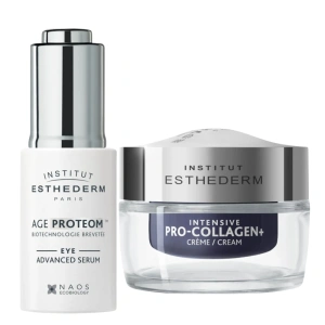 Institut Esthederm Straffendes Geschenkset Gesichtscreme  Intensive Pro-collagen+ 50 ml + Augenserum Age Proteom 15 ml