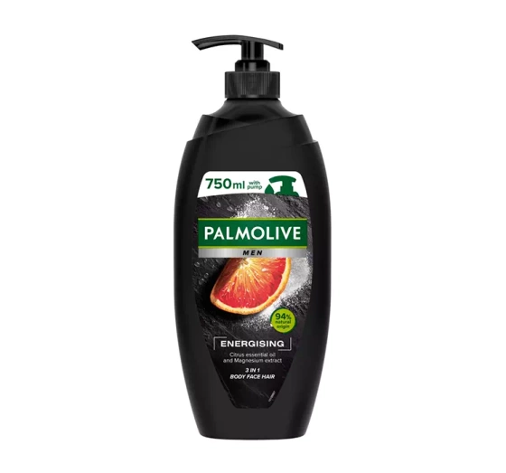 Palmolive Men Energising 3-in-1 Duschgel für Körper, Gesicht und Haare 750ml