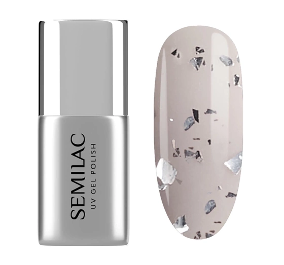 Semilac No-Wipe Top Coat für UV-Lacke Top No Wipe Frozen 7 ml