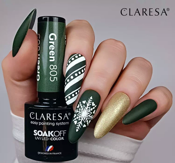 CLARESA SOAK OFF HYBRIDLACK SPARKLE 6 5G