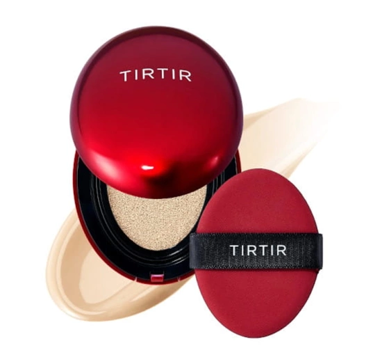 TIRTIR Mask Fit Red Cushion SPF 40 PA++ Langanhaltende Compact Foundation 17W French Vanilla 18g