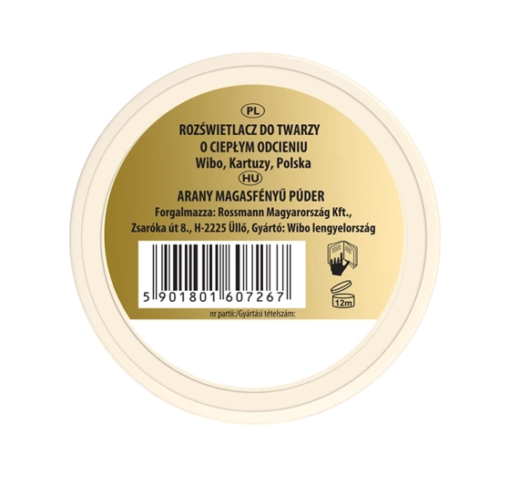 Kliknij na zdjęcie, aby je powiększyć LOVELY GOLD HIGHLIGHTER GOLD