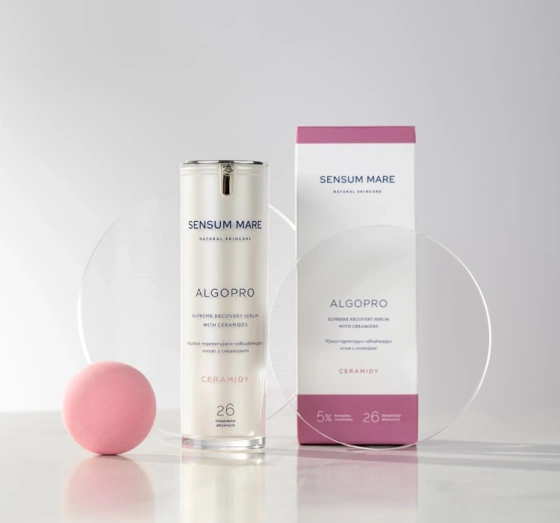 Kliknij na zdjęcie, aby je powiększyć Sensum Mare Algopro Regenerierend-aufbauendes Gesichtsserum mit Ceramiden 30ml