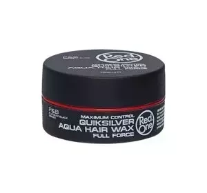 RED ONE MAXIMUM CONTROL QUICKSILVER AQUA HAIR WAX FULL FORCE 150 ML
