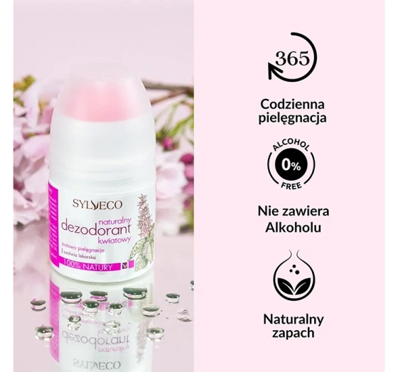 Kliknij na zdjęcie, aby je powiększyć Sylveco Natürliches Blumendeodorant 50ml