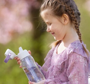 Dafi Solid Filterflasche mit Aktivkohlefilter 0,5 l Violett