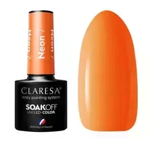 CLARESA SOAK OFF HYBRIDLACK NEON 7 5ML