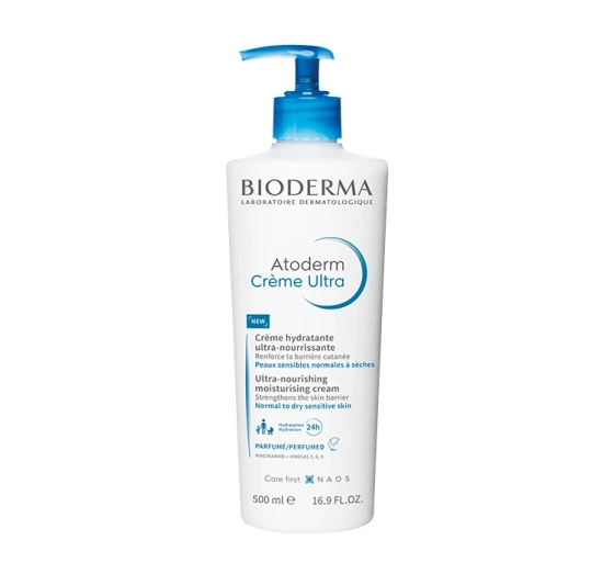 Bioderma Atoderm Ultra Perfumed Ultrafeuchtigkeitsspendende und stärkende Körpercreme 500ml