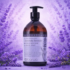 Barwa Aromasoaps Beruhigende Flüssigseife für Hände und Körper Lavendel 500 ml