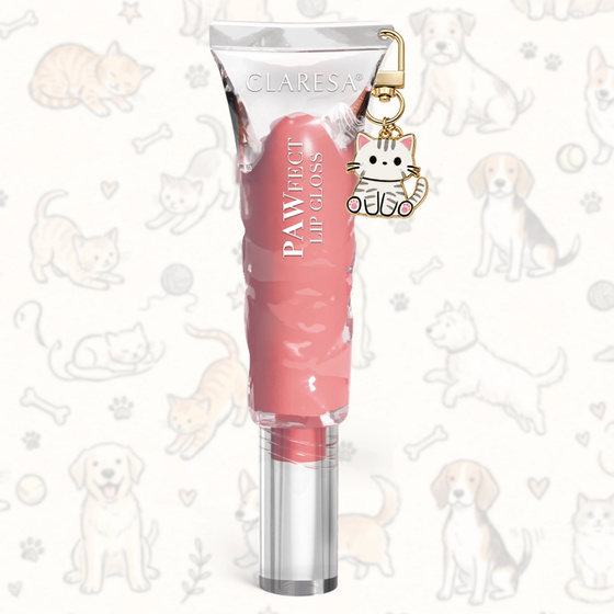 Claresa PAWfect Lip Gloss, Lipgloss 01 Velvet Whiskers, 4,7 g