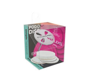 Staleks Pro Pododisc Verlängerte Pediküre-Scheibe + Set austauschbarer Aufsätze L/25 mm 180 grit 5 Stück