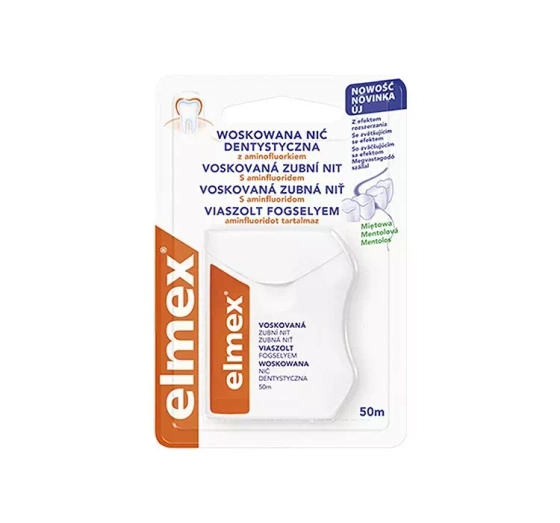 Kliknij na zdjęcie, aby je powiększyć ELMEX ZAHNSEIDE GEWACHST 50M