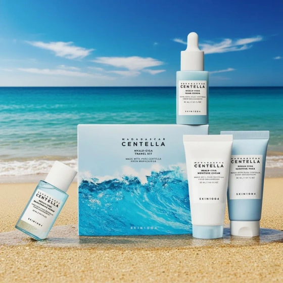 Kliknij na zdjęcie, aby je powiększyć SKIN1004 Madagascar Centella Hyalu-Cica Travel Kit Reiseset zur Gesichtspflege