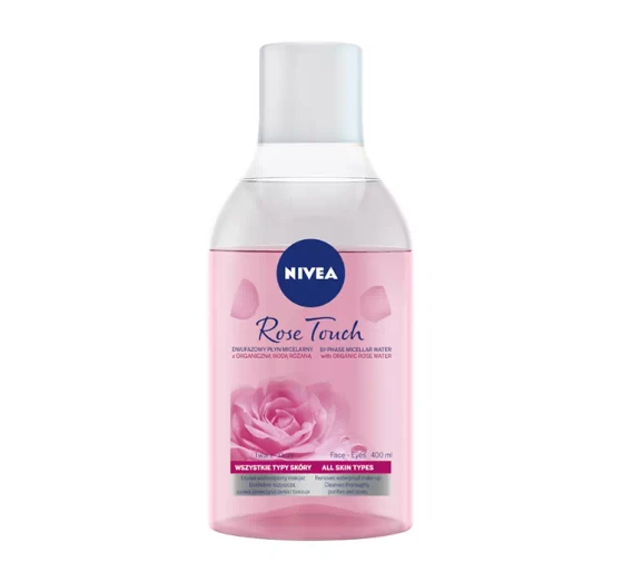 Kliknij na zdjęcie, aby je powiększyć NIVEA ZWEIPHASEN MIZELLENFLÜSSIGKEIT ZUM ABSCHMINKEN 400ML