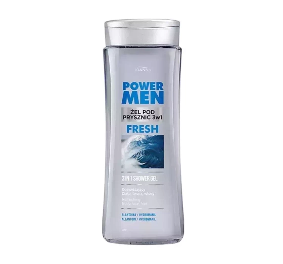 Kliknij na zdjęcie, aby je powiększyć JOANNA POWER MEN 3IN1 DUSCHGEL FRESH 300ML