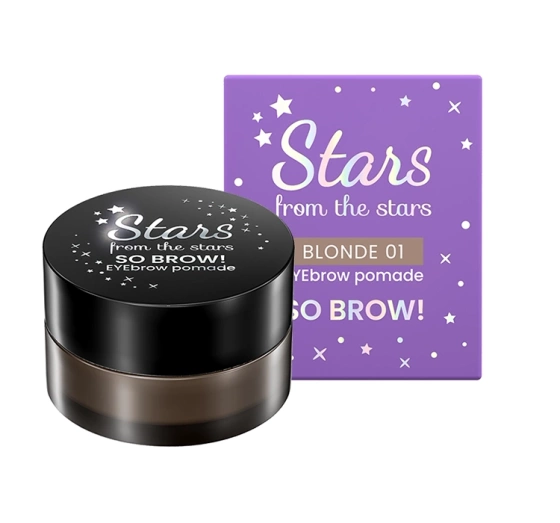 Kliknij na zdjęcie, aby je powiększyć STARS FROM THE STARS GO BROW! WASSERFESTE AUGENBRAUENPOMADE 01 BLONDE 5G