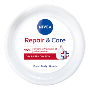 NIVEA REPAIR & CARE FEUCHTIGKEITSSPENDEND-REGENERIERENDE CREME FÜR GESICHT KÖRPER HÄNDE 400ML
